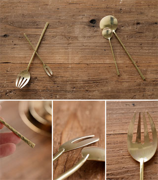 Lue × ULTRAHEAVY DessertSpoon & Fork