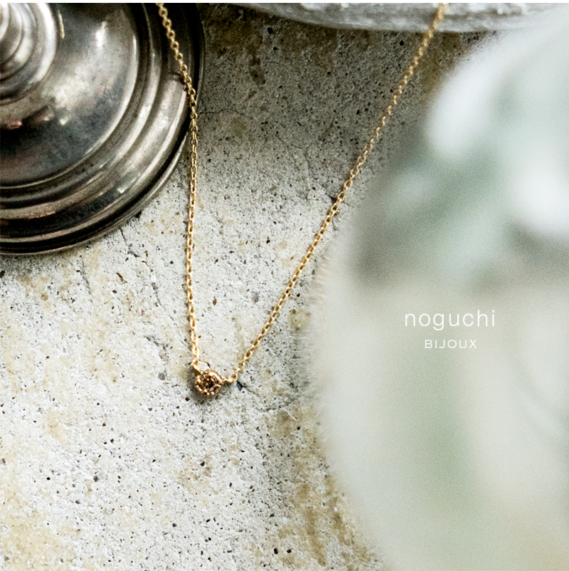 noguchi BIJOUX ブラウンダイヤネックレス レディース アクセサリー ...