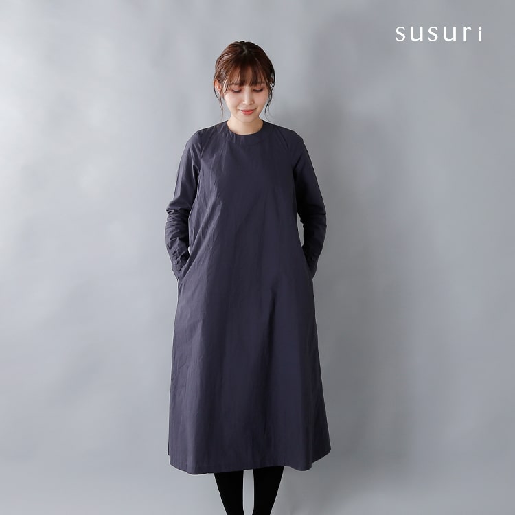 SUSURI ピザントドレス ウール シルク ワンピース 1 ススリ | www