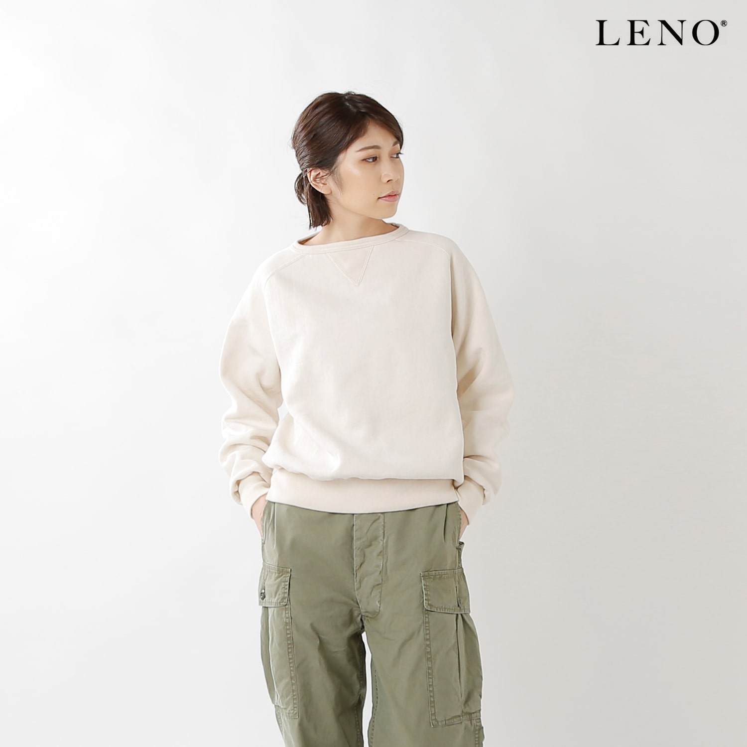 LENO(リノ)フリーダムスリーブスウェット”Freedom Sleeve Sweat” l1902-sw001