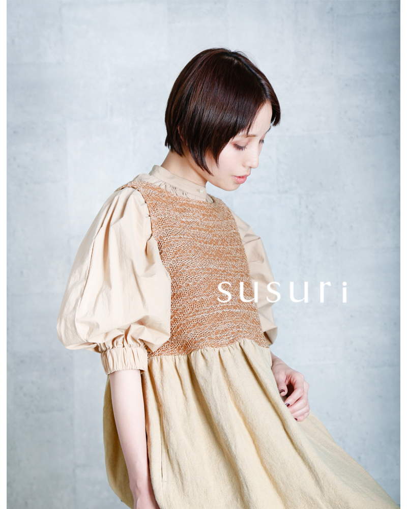 Susuri ススリ スイッチワンピース 18 5 Iroma Aranciato Susuri ススリ スイッチワンピース 18 5 Iroma Aranciato