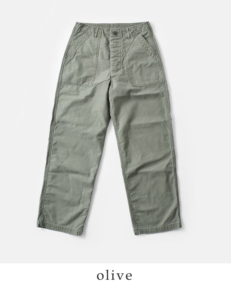 Daily Wardrobe Industry デイリーワードローブインダストリー コットンベイカーパンツ Baker Pants Iroma Aranciato