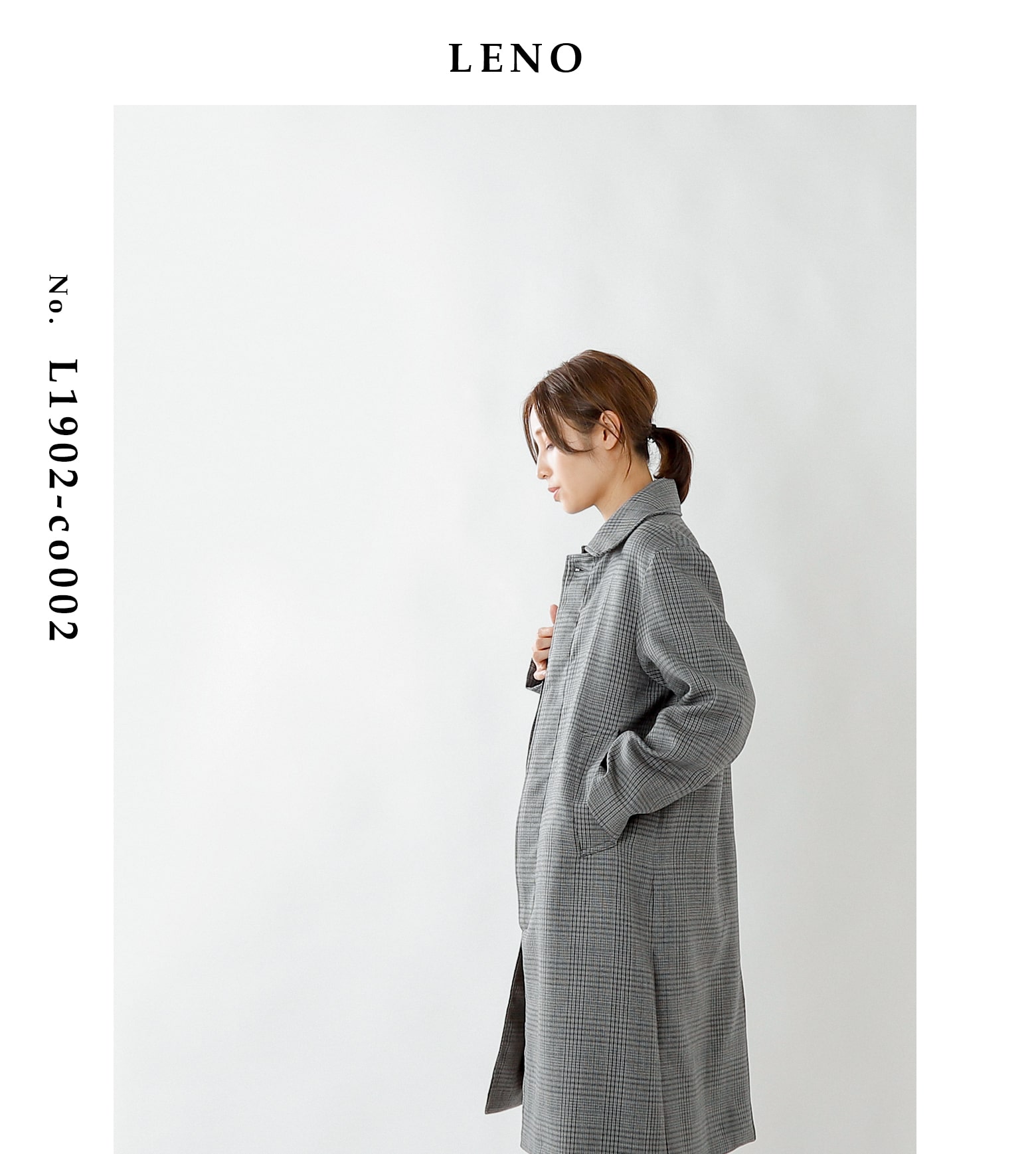 在庫有り お買い得 リノアンドコー LENO \u0026 Co グレンチェック