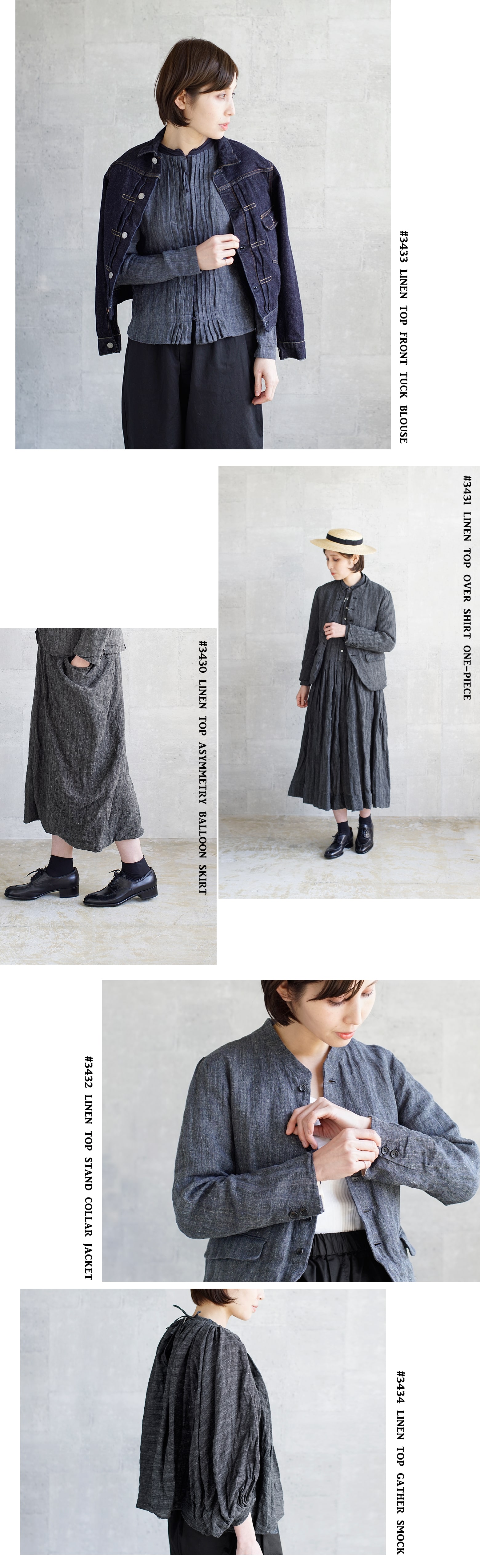 R & D.M.Co-(オールドマンズテーラー)リネントップオーバーシャツ 
