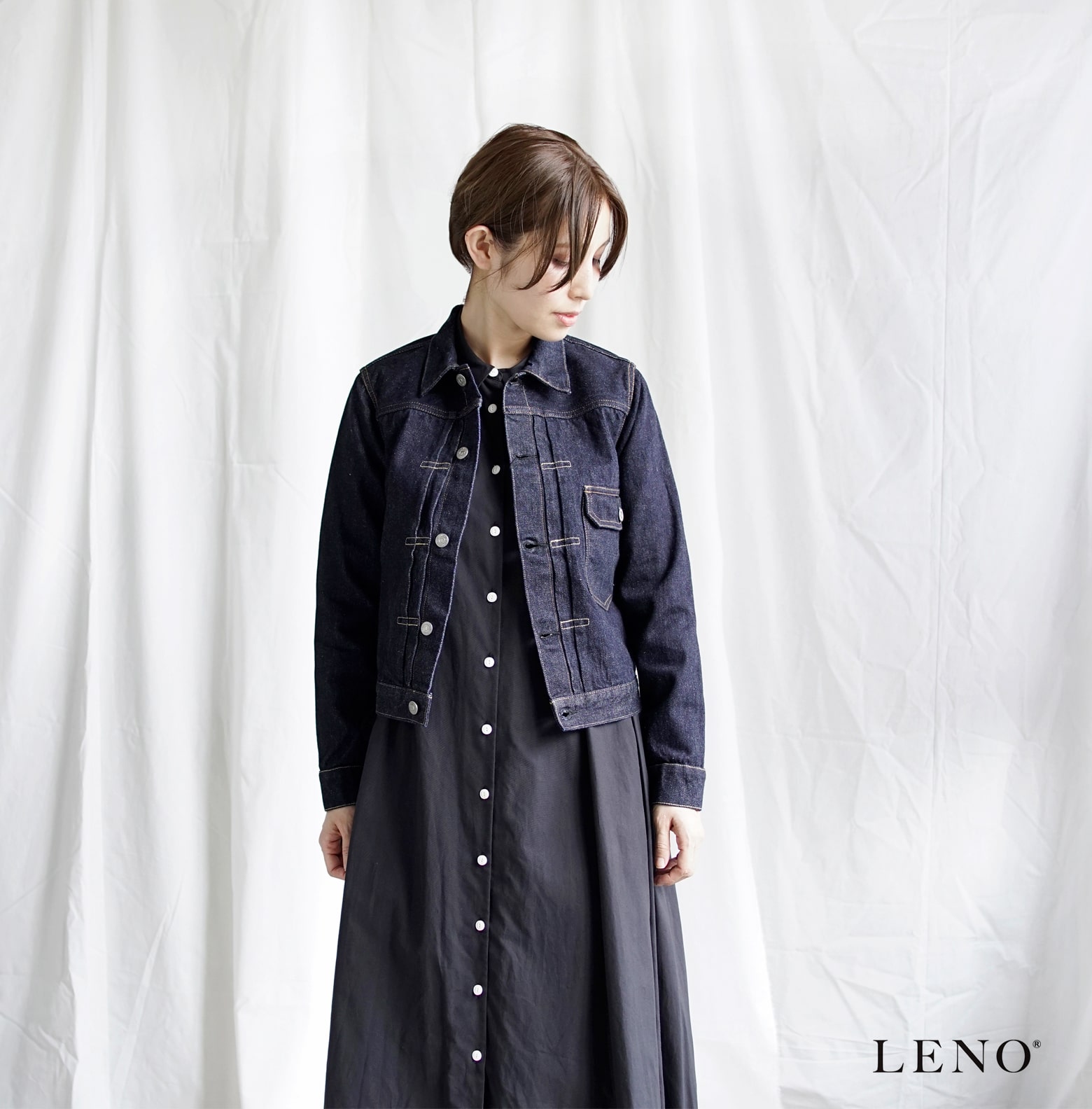 Leno リノ 1stタイプデニムジャケット Brenda L02 Jj001 サイズ カラー交換初回無料 Iroma Aranciato