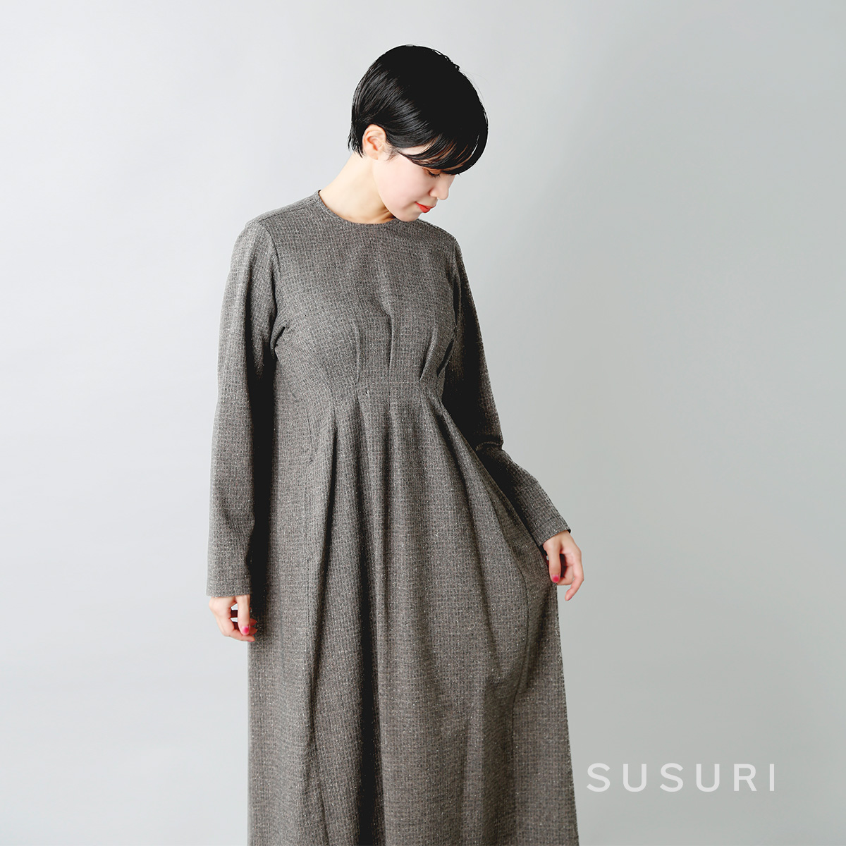 SUSURI ススリ 20-252 ピザントドレス/ワンピース | eclipseseal.com