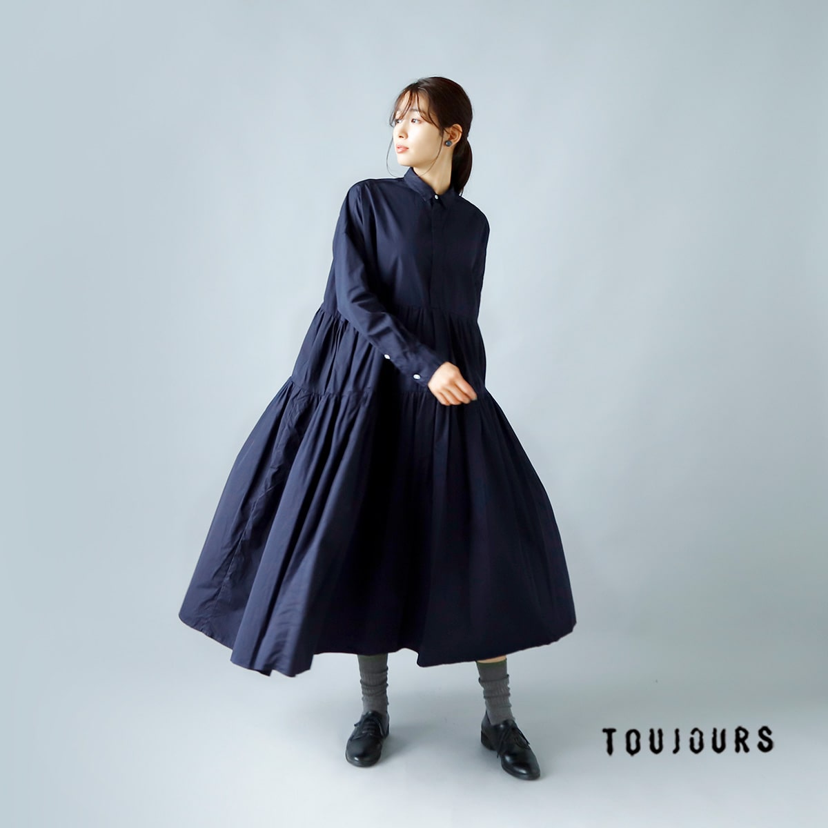 TOUJOURS(トゥジュー)ダブルツイステッドコットンポプリンクロス