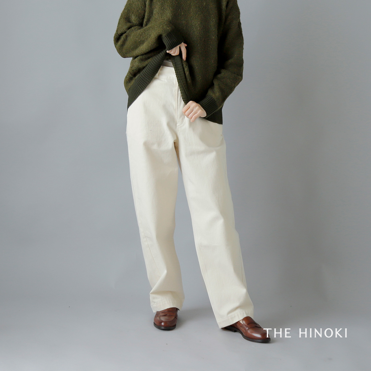 THE HINOKI(ザ ヒノキ)オーガニックコットンチノOSFAパンツ Th21w-12