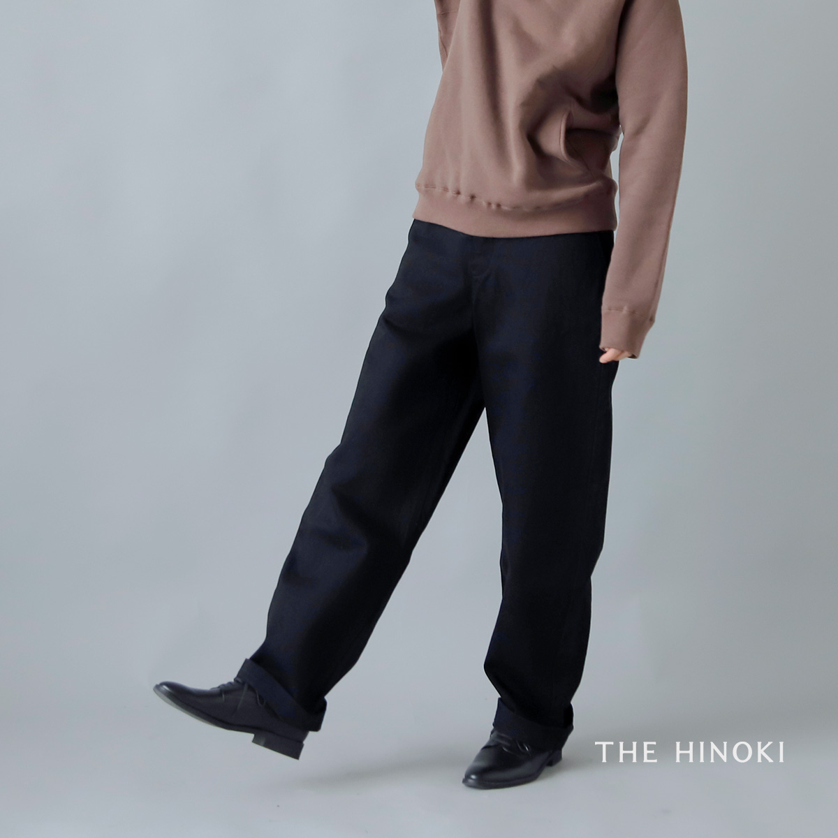 THE HINOKI(ザ ヒノキ)オーガニックコットンブラックデニムパンツ th21w-6