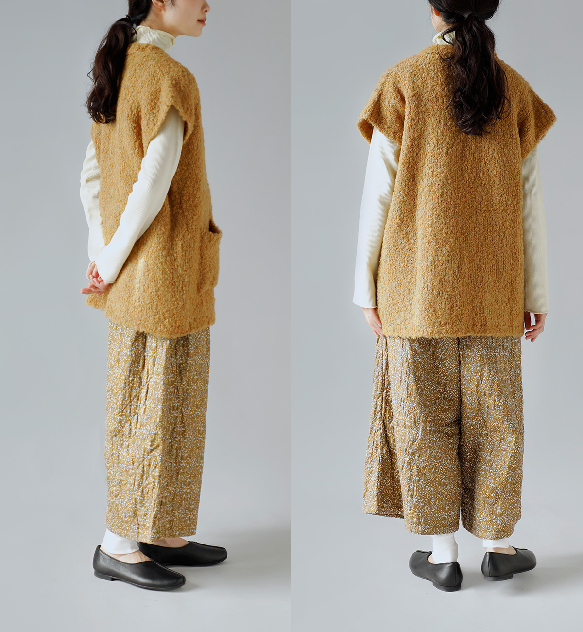 maison de soil(] h \C)3GG u[N VlbN st xXg g3GG Boucle V-neck Vest With Pinh cnmds2251a