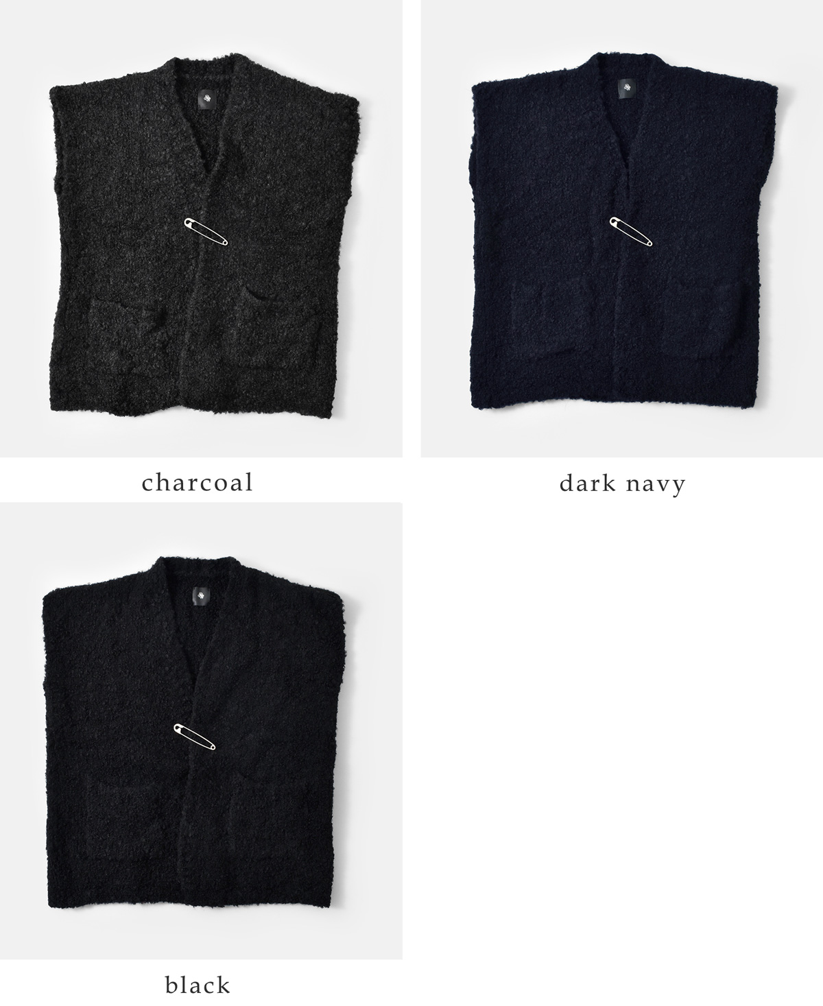 maison de soil(] h \C)3GG u[N VlbN st xXg g3GG Boucle V-neck Vest With Pinh cnmds2251a