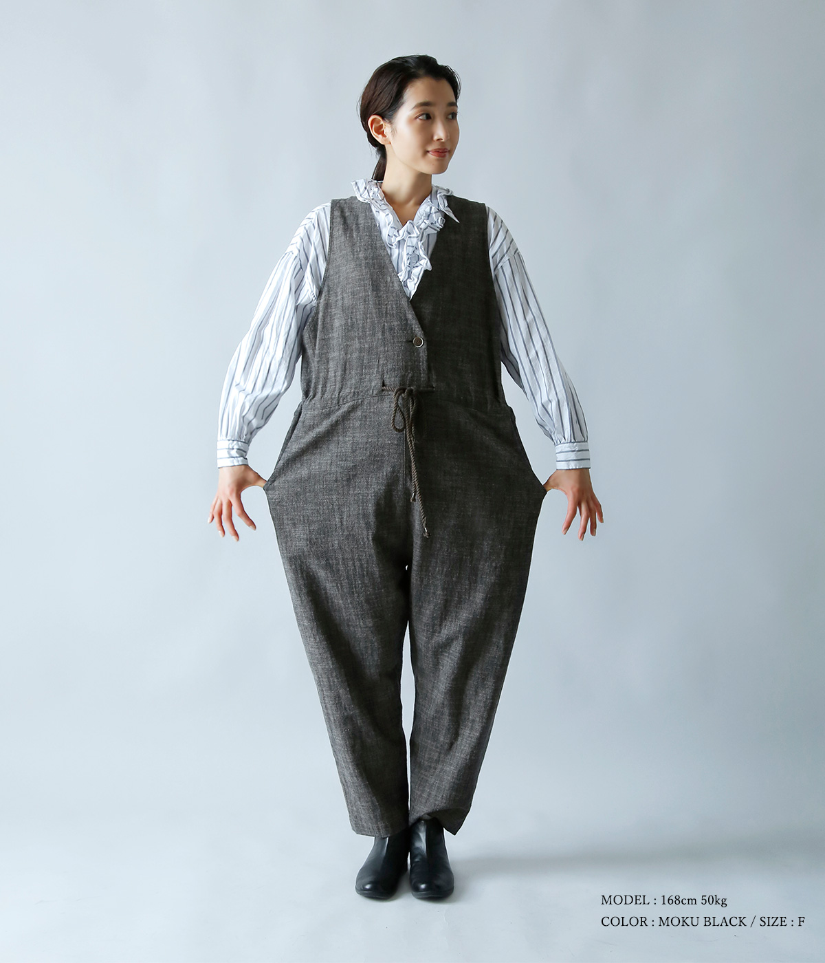 アトリエナルセ cotton slab over-alls smcint.com