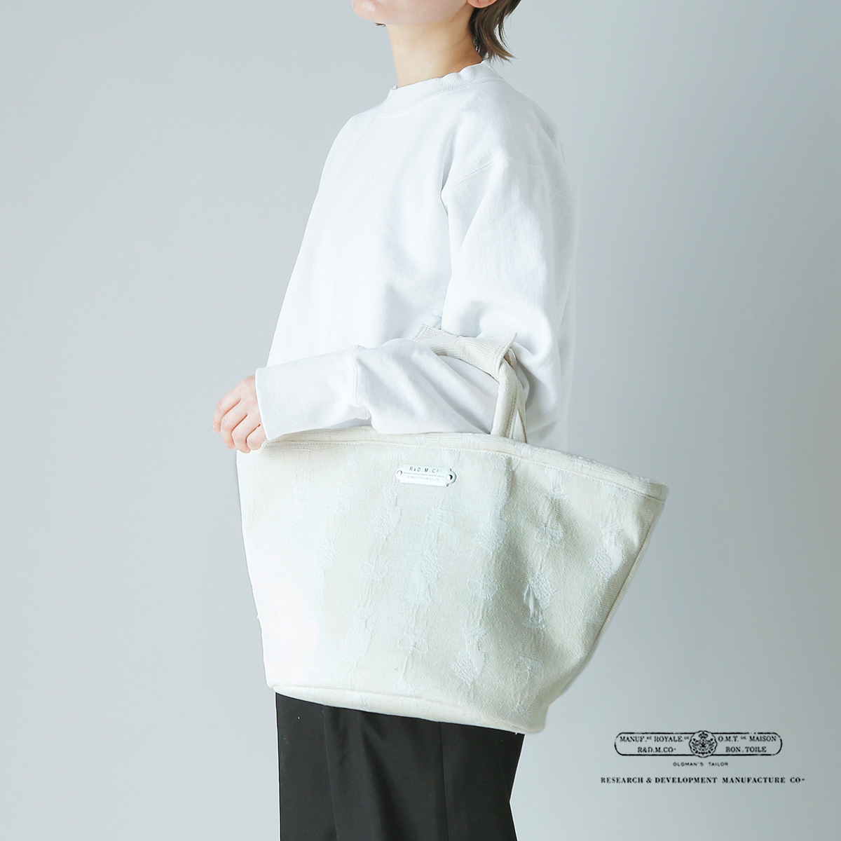 R & D.M.Co-(オールドマンズテーラー)ジャガードクイーンエリザベス マルシェバッグS“J.Q.E MARCHE BAG” 5336