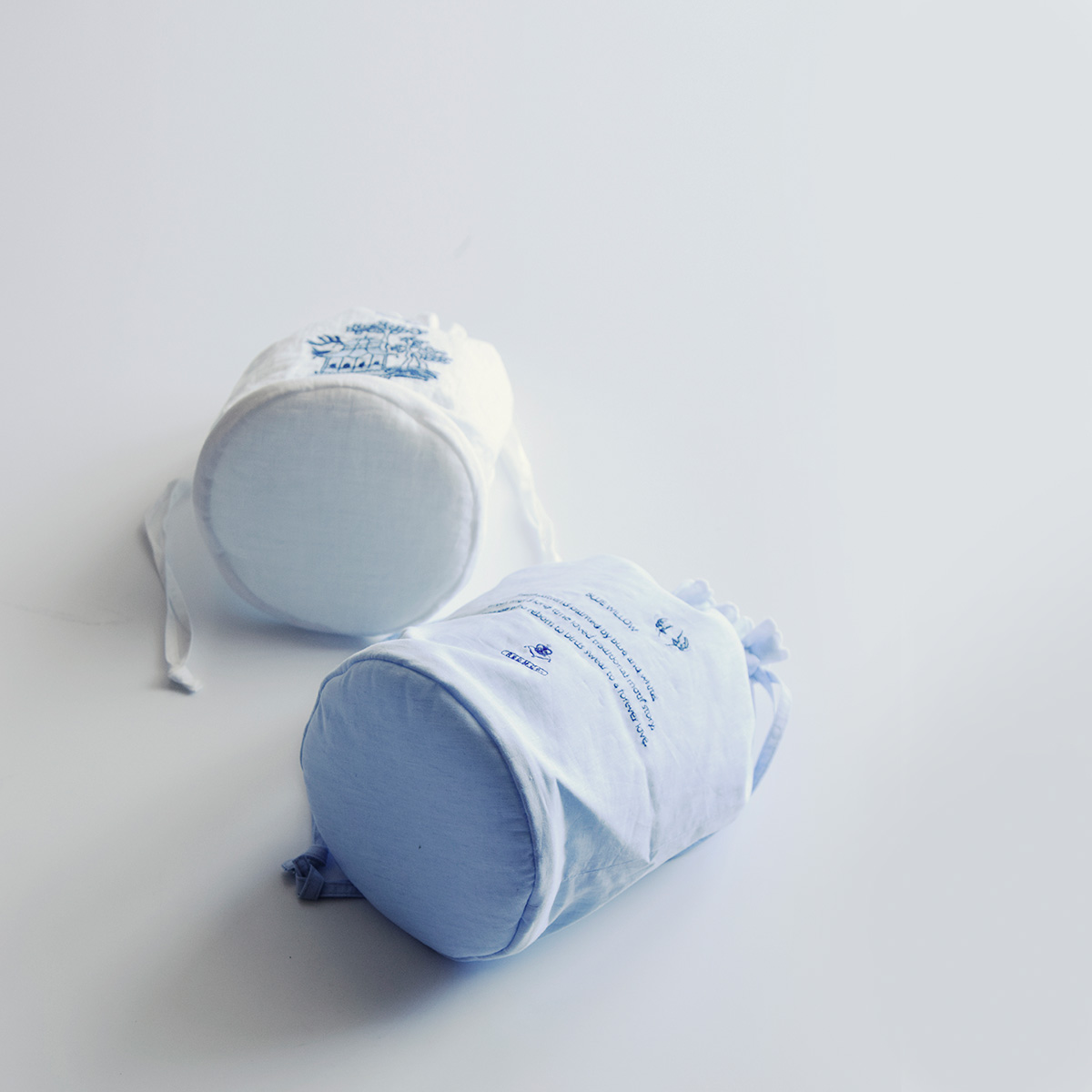 R & D.M.Co-(I[h}Ye[[)EMBROIDERY BLUE WILLOW lXgOobO 5446