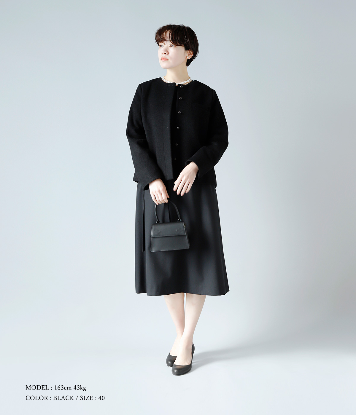 atelier naruse(アトリエナルセ)フォーマルAラインワンピース f03070