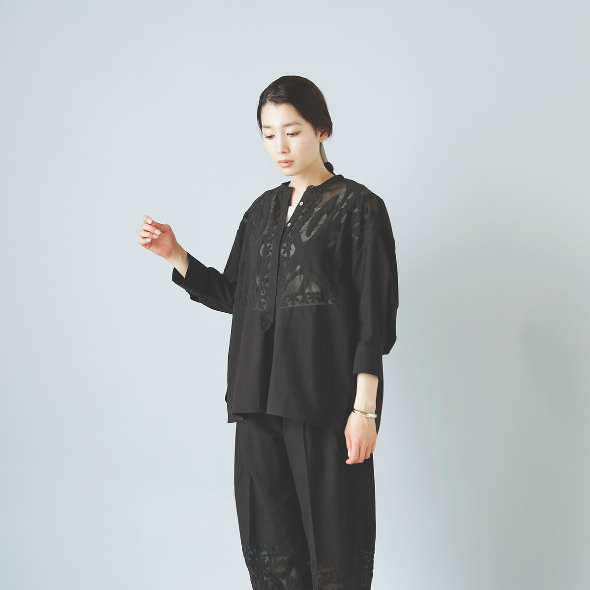 Pheeta(フィータ)オーガニックコットンブラウス“Phoebe” ph22ss-15