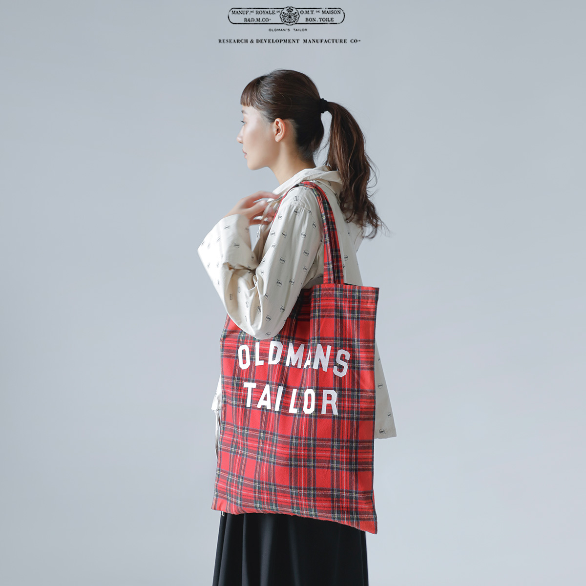 R & D.M.Co-(I[h}Ye[[)Rbg `FbN Svg g[g obO gOMT PRINT TOTE BAGh omt-aw1024