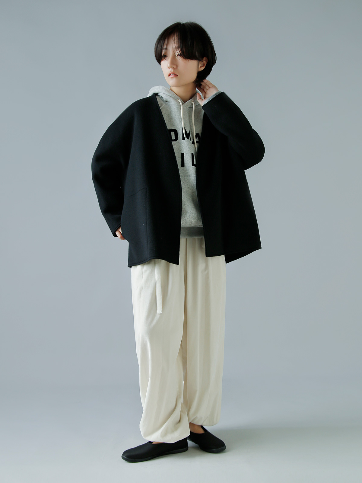 TENNE HANDCRAFTED MODERN(enhNtebh_)SUPER140s E[ m[J[ WPbg gsuper 140s wool no collar jacketh 0010o