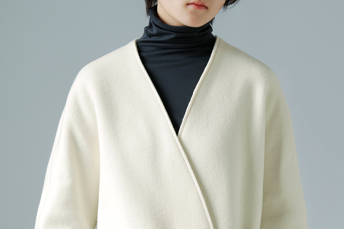 TENNE HANDCRAFTED MODERN(enhNtebh_)SUPER140s E[ m[J[ WPbg gsuper 140s wool no collar jacketh 0010o