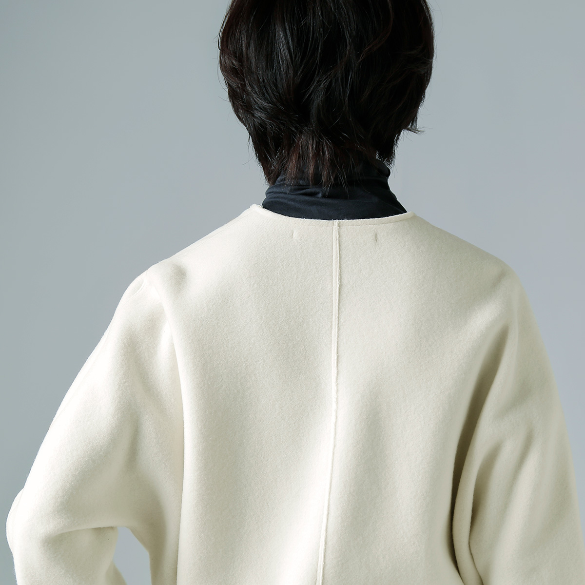 TENNE HANDCRAFTED MODERN テンハンドクラフテッドモダン SUPER140s ウール ノーカラー ジャケット “super  140s wool no collar jacket” 0010o 【サイズ・カラー交換初回無料】 | iroma..aranciato