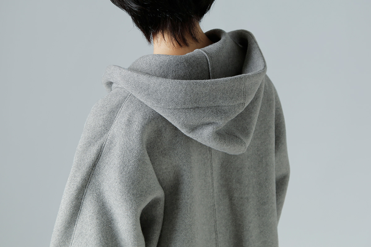 TENNE HANDCRAFTED MODERN(enhNtebh_)SUPER140s E[ O t[h R[g gsuper 140s long hood coath 0020o