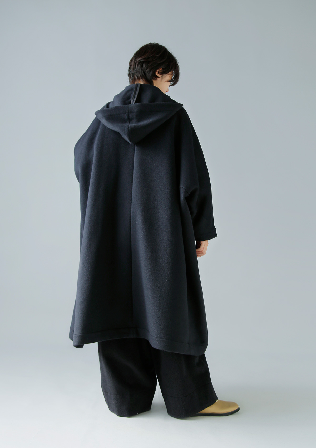 TENNE HANDCRAFTED MODERN(enhNtebh_)AS O t[h P[v R[g gangola long hood cape coath 0022o