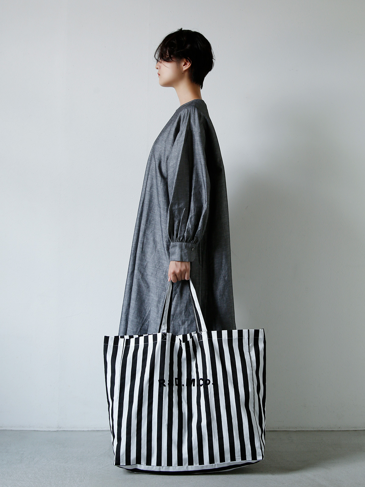 R & D.M.Co-(I[h}Ye[[)Rbgl fbL`FA XgCv g[gobO gDECK CHAIR STRIPE TOTE BAGh 6872