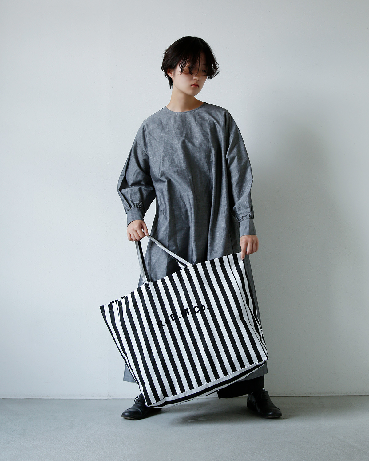 R & D.M.Co-(I[h}Ye[[)Rbgl fbL`FA XgCv g[gobO gDECK CHAIR STRIPE TOTE BAGh 6872