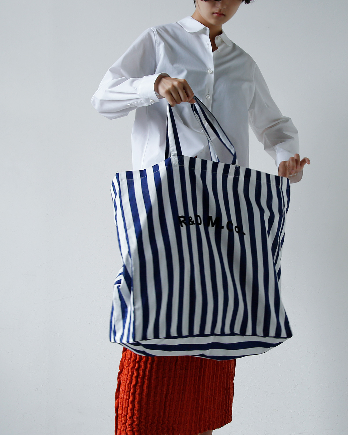 R & D.M.Co-(I[h}Ye[[)Rbgl fbL`FA XgCv g[gobO gDECK CHAIR STRIPE TOTE BAGh 6872