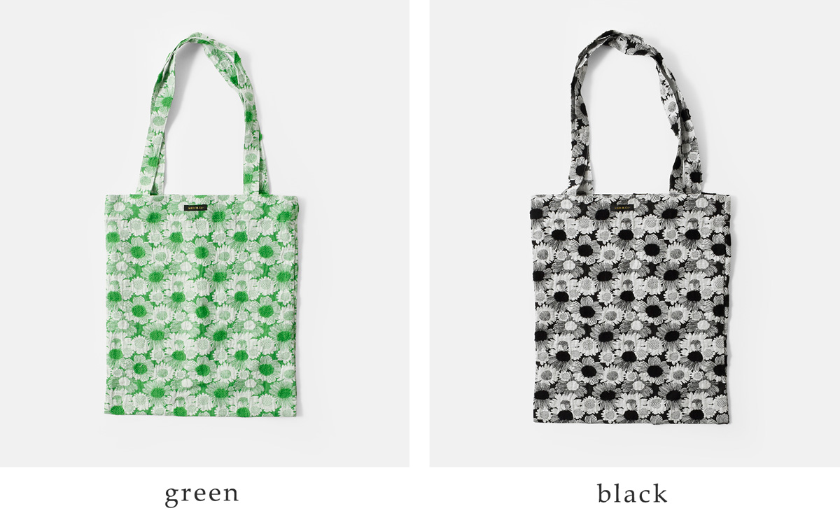 R & D.M.Co-(I[h}Ye[[)WK[h fCW[ g[gobO gJACQUARD DAISY TOTE BAGh 6920