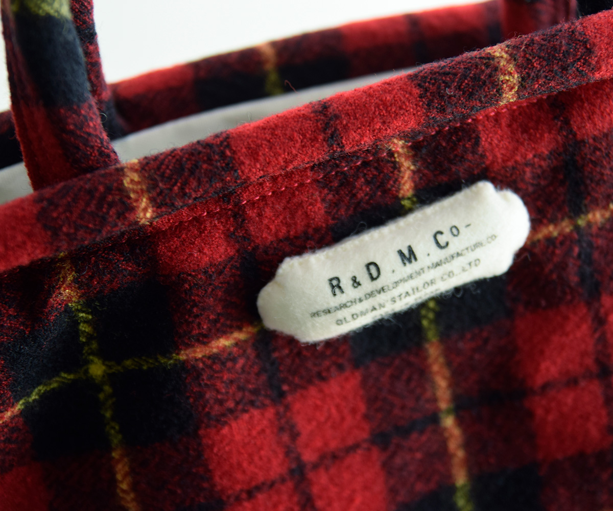 R & D.M.Co-(I[h}Ye[[)E[ ^[^ `FbN }VF obO gWOOL TARTAN CHECK MARCHE BAGh 7066