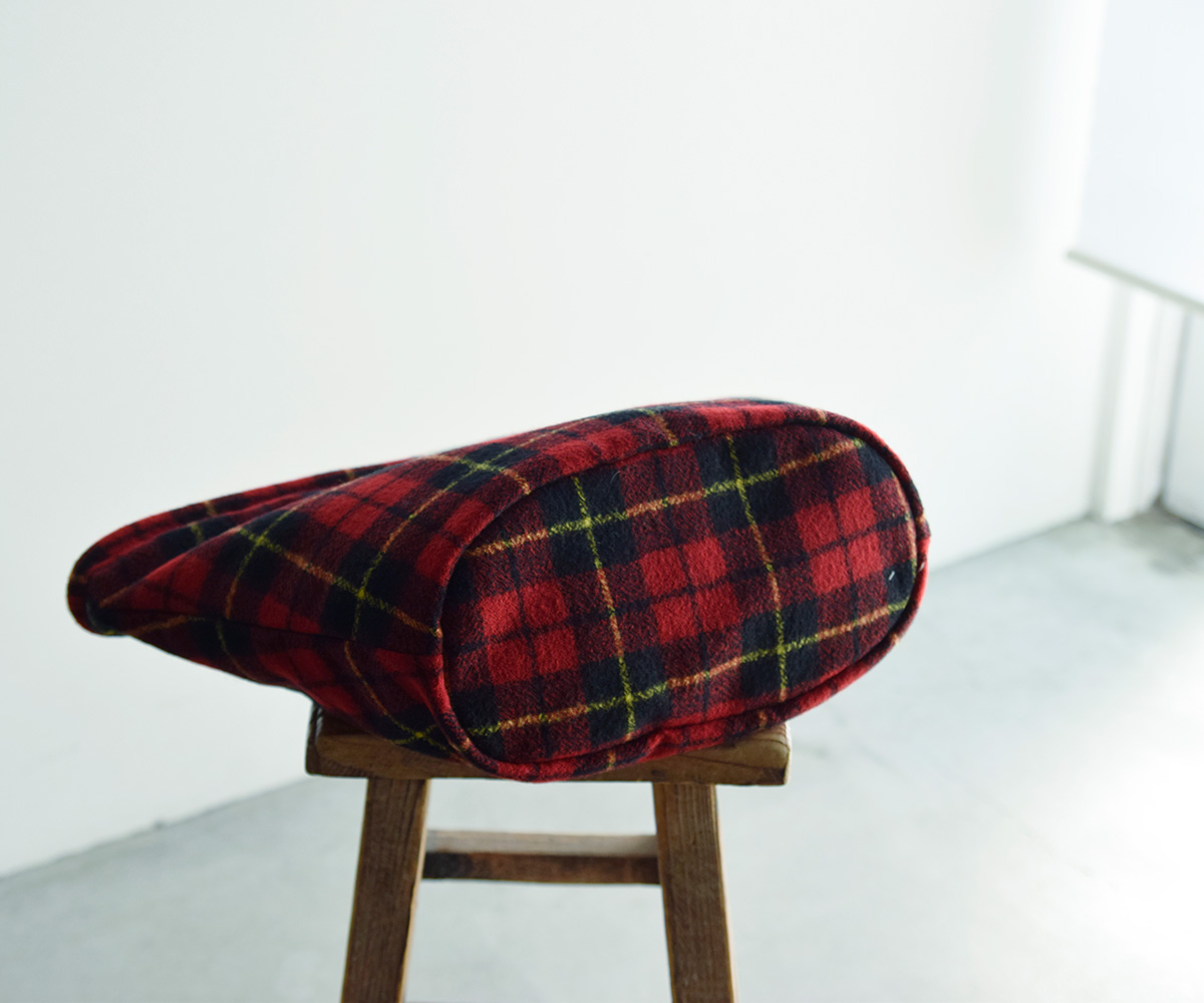 R & D.M.Co-(I[h}Ye[[)E[ ^[^ `FbN }VF obO gWOOL TARTAN CHECK MARCHE BAGh 7066