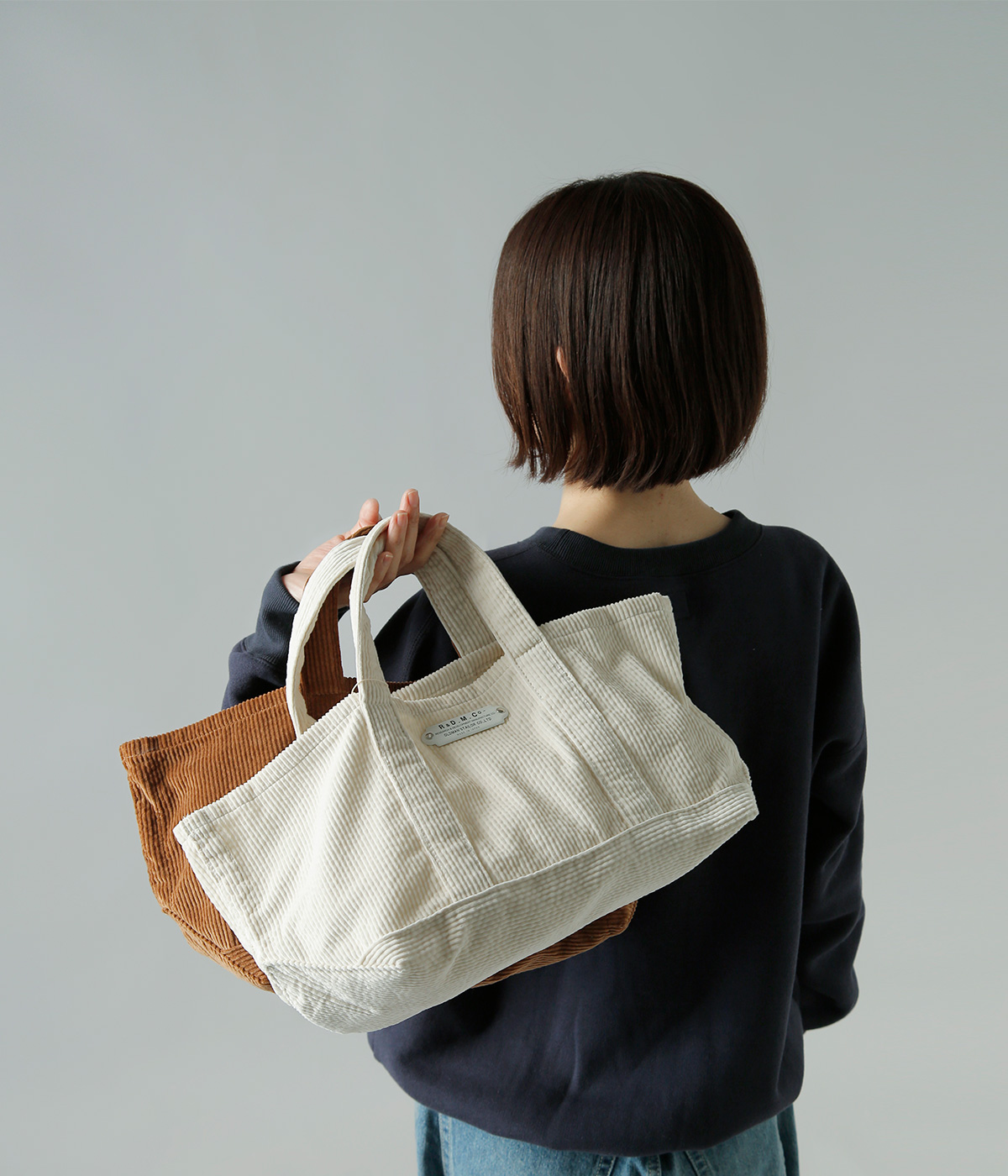 R & D.M.Co-(I[h}Ye[[)Rbg R[fC g[g obO g9W CORDUROY TOTE BAGh 7094