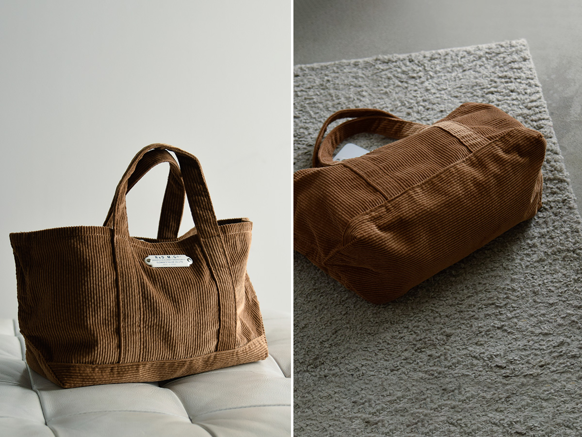 R & D.M.Co-(I[h}Ye[[)Rbg R[fC g[g obO g9W CORDUROY TOTE BAGh 7094