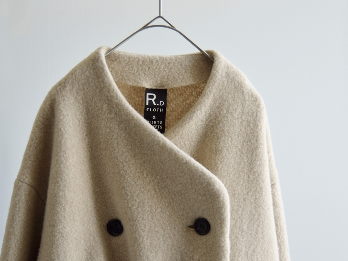 R & D.M.Co-(I[h}Ye[[)E[ tFg jbg _u {^ WPbg gWOOL FELT KNIT DOUBLE BUTTON JACKETh 7113