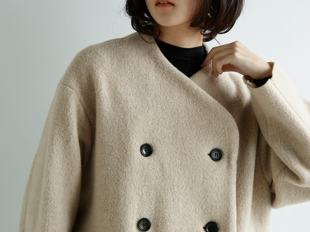 R & D.M.Co-(I[h}Ye[[)E[ tFg jbg _u {^ WPbg gWOOL FELT KNIT DOUBLE BUTTON JACKETh 7113