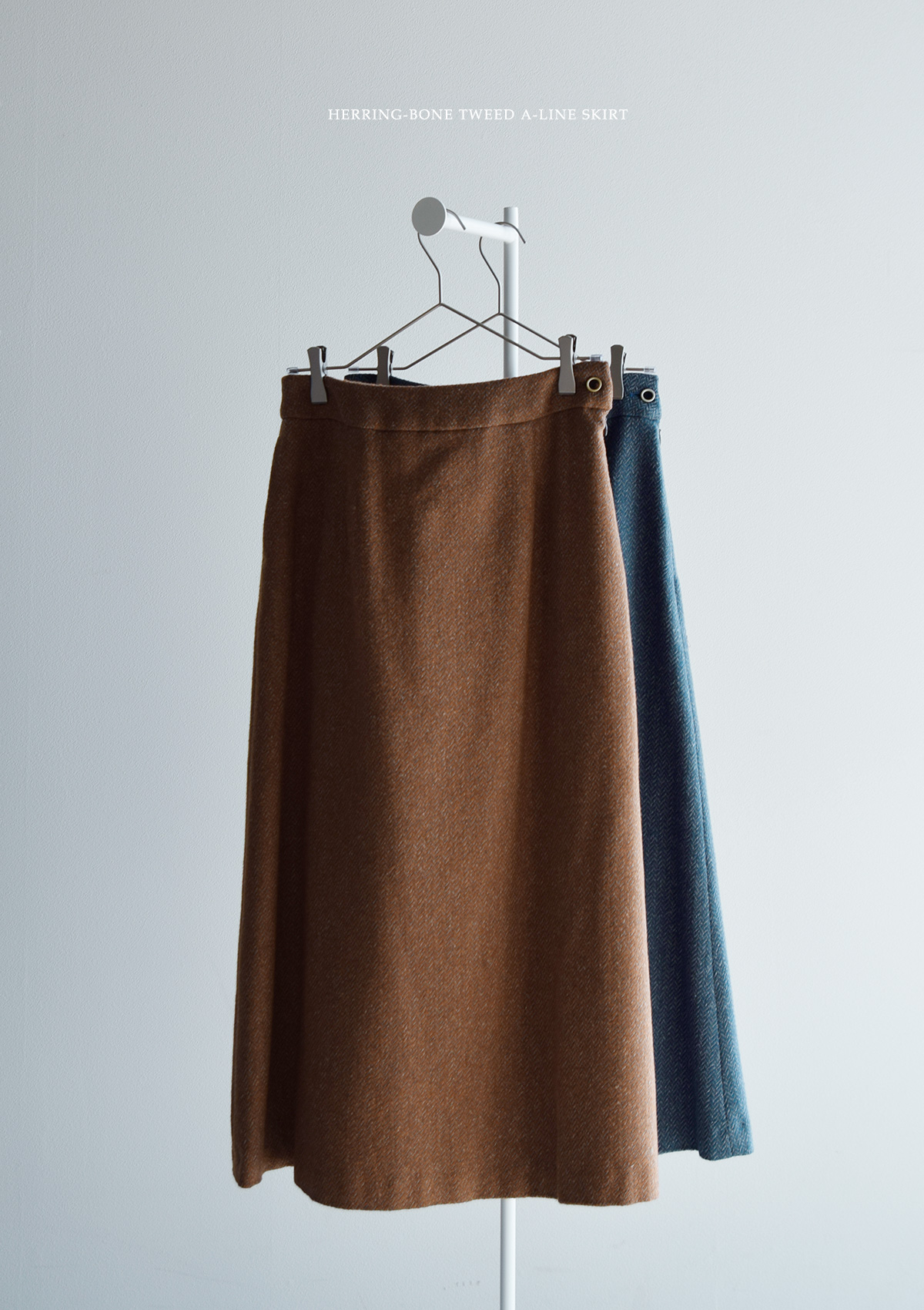 atelier naruse アトリエナルセ ヘリンボーン ツイード Aライン