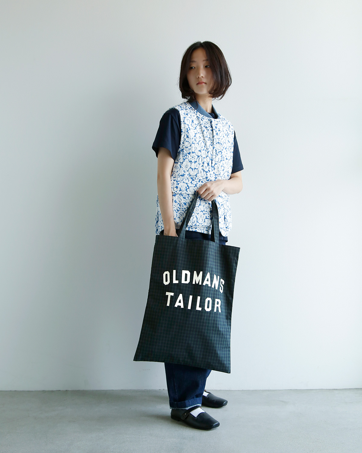 R & D.M.Co-(I[h}Ye[[)Rbg Svg `FbN g[gobO gOMT PRINT TOTE BAGh m1182