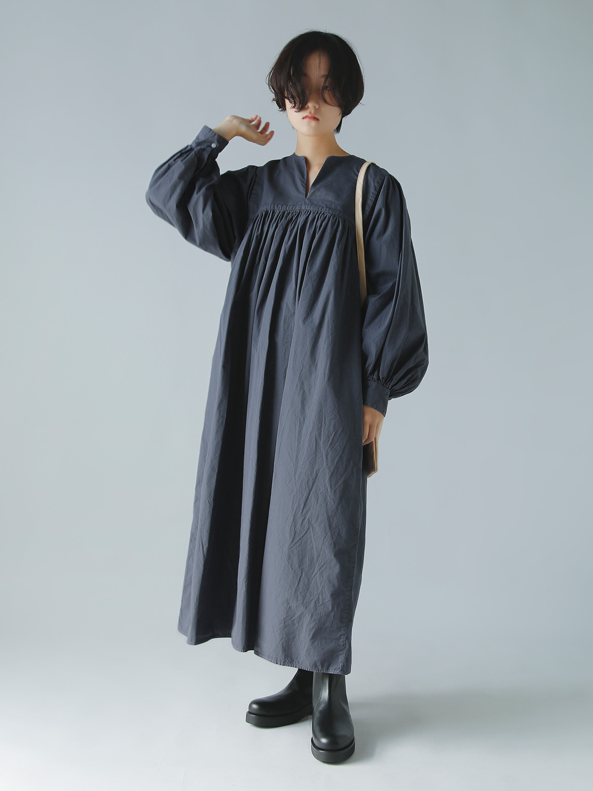 TOUJOURS(gDW[)K[g_C I[KjbN Rbg |v hX gClassic Smock Dressh mm41bd04