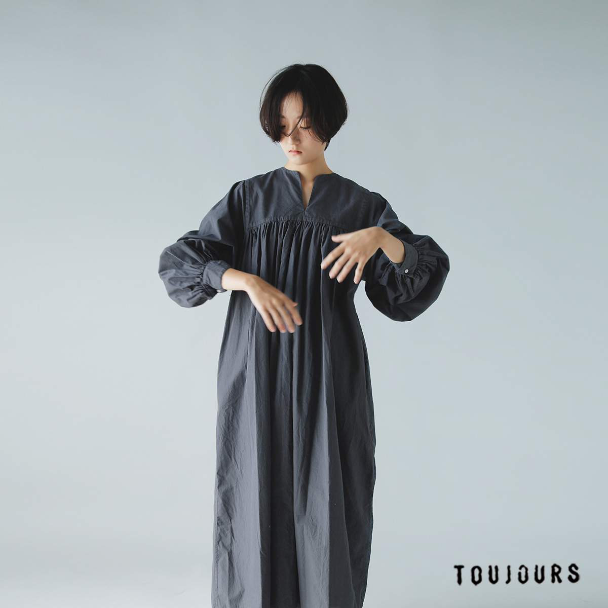 TOUJOURS(gDW[)K[g_C I[KjbN Rbg |v hX gClassic Smock Dressh mm41bd04