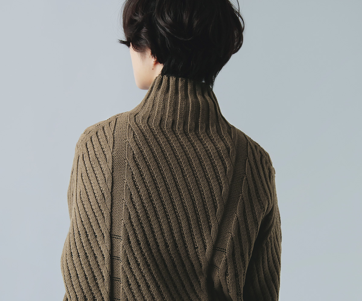 ONICA(IjJ)GA[ Rbg ^[glbN jbg vI[o[ gAiry Cotton Turtleneck Jumperh oni048