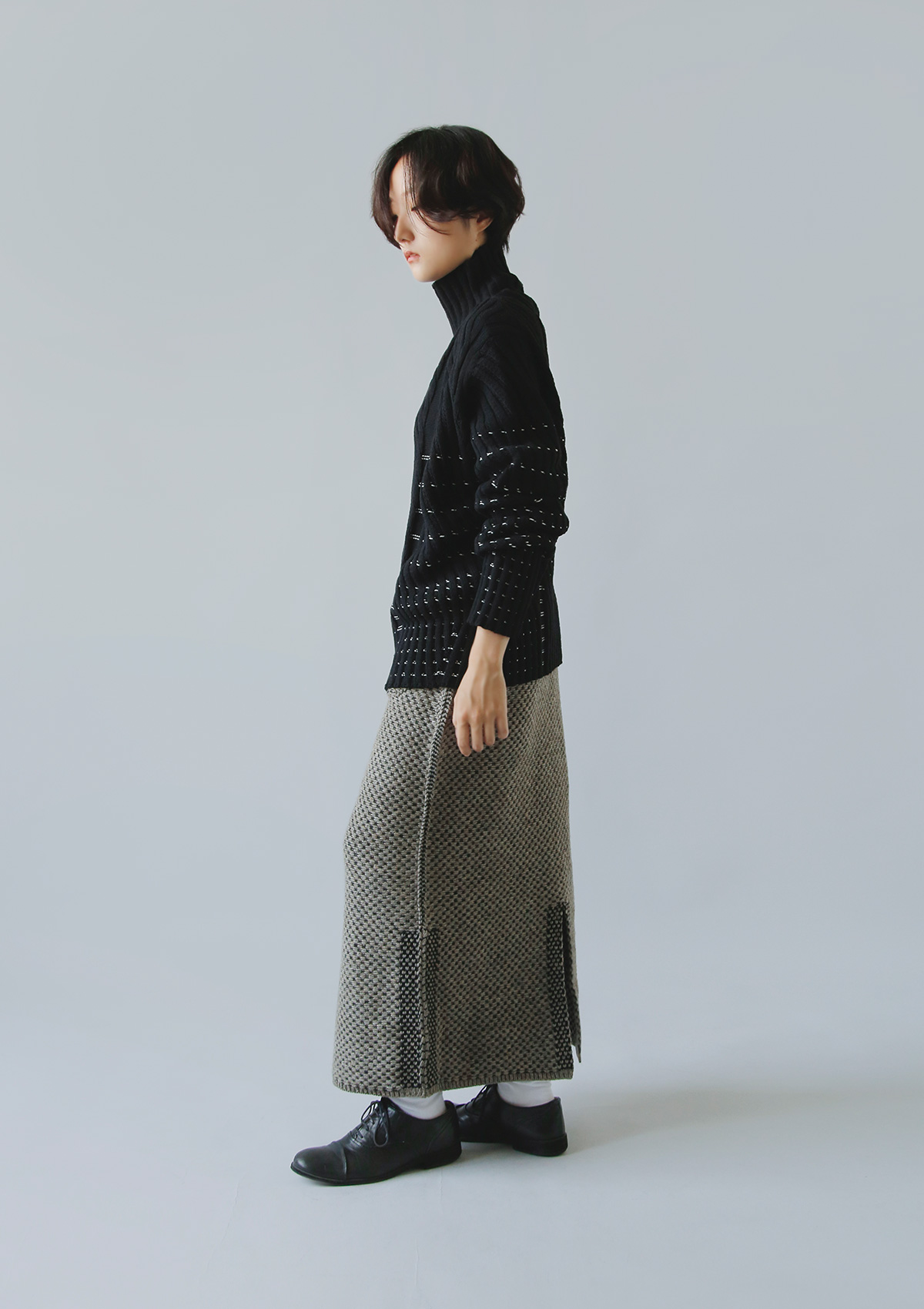 ONICA(IjJ)GA[ Rbg ^[glbN jbg vI[o[ gAiry Cotton Turtleneck Jumperh oni048