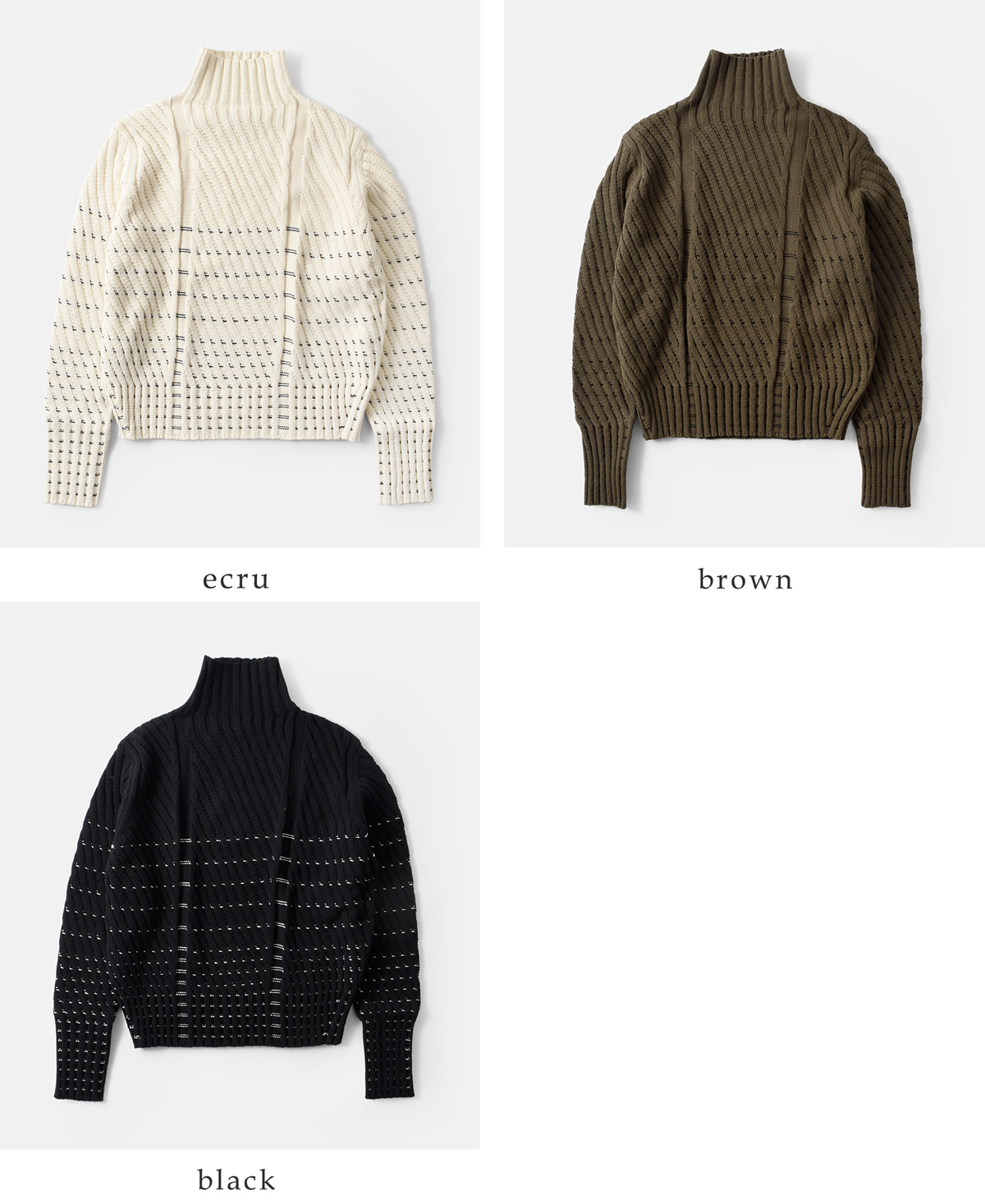 ONICA(IjJ)GA[ Rbg ^[glbN jbg vI[o[ gAiry Cotton Turtleneck Jumperh oni048