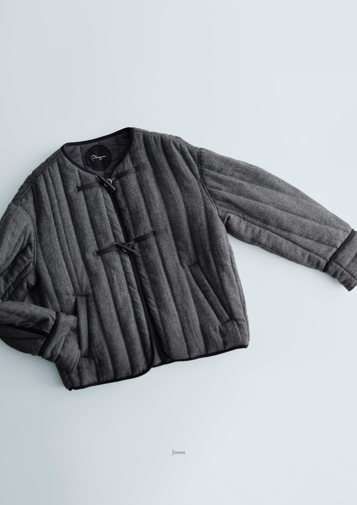 【海外限定】 Pheeta フィータ ウール ノーカラー ブルゾン “Jones” ph012c-10 トップス