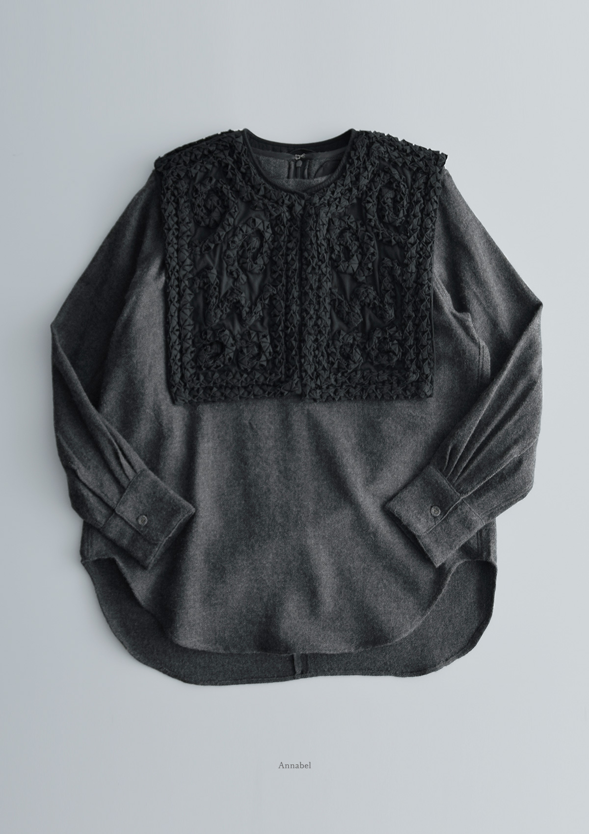 フィータPheeta つけ襟【黒】