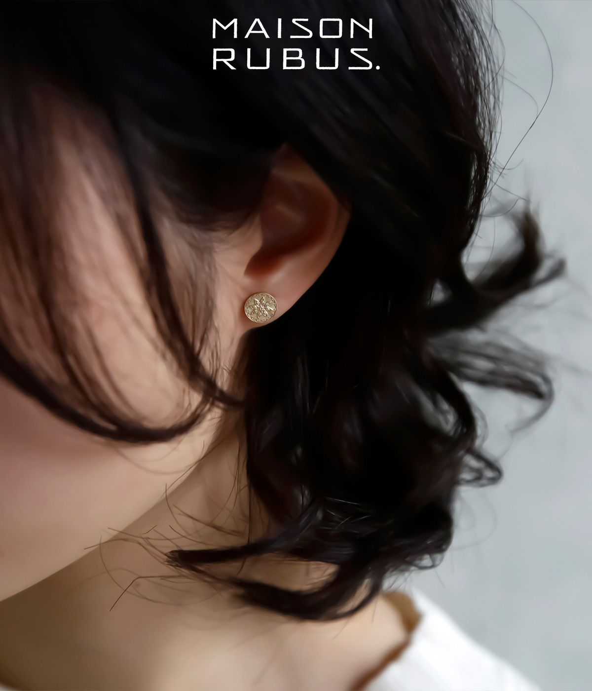 MAISON RUBUS. メゾンルーバス アール デコ パール ピアス B “art deco pierce B” ar-005-190 |  iroma..aranciato