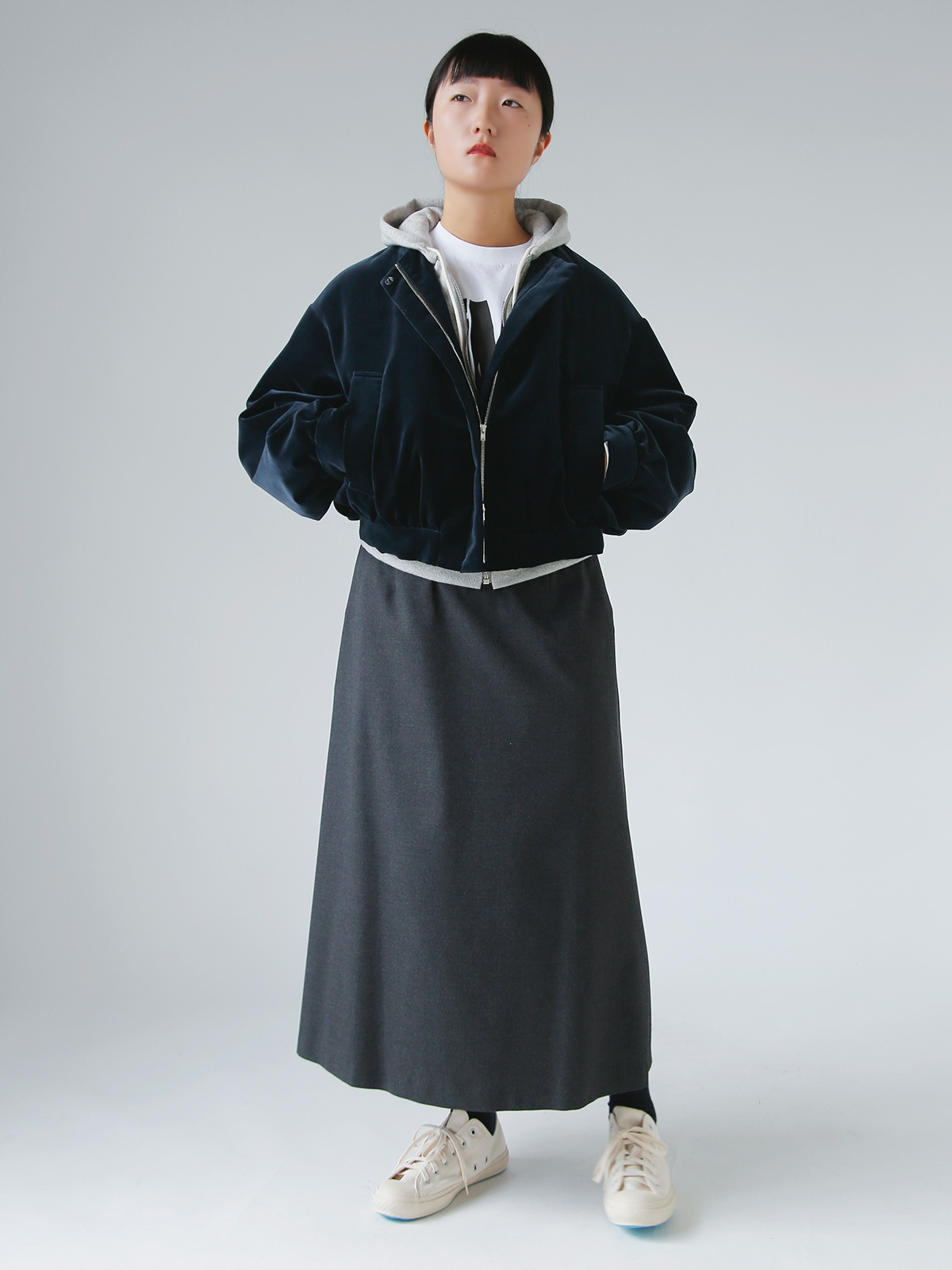 TENNE HANDCRAFTED MODERN(enhNtebh_)xxbg pfbhu] gvelvet padded blousonh 0014