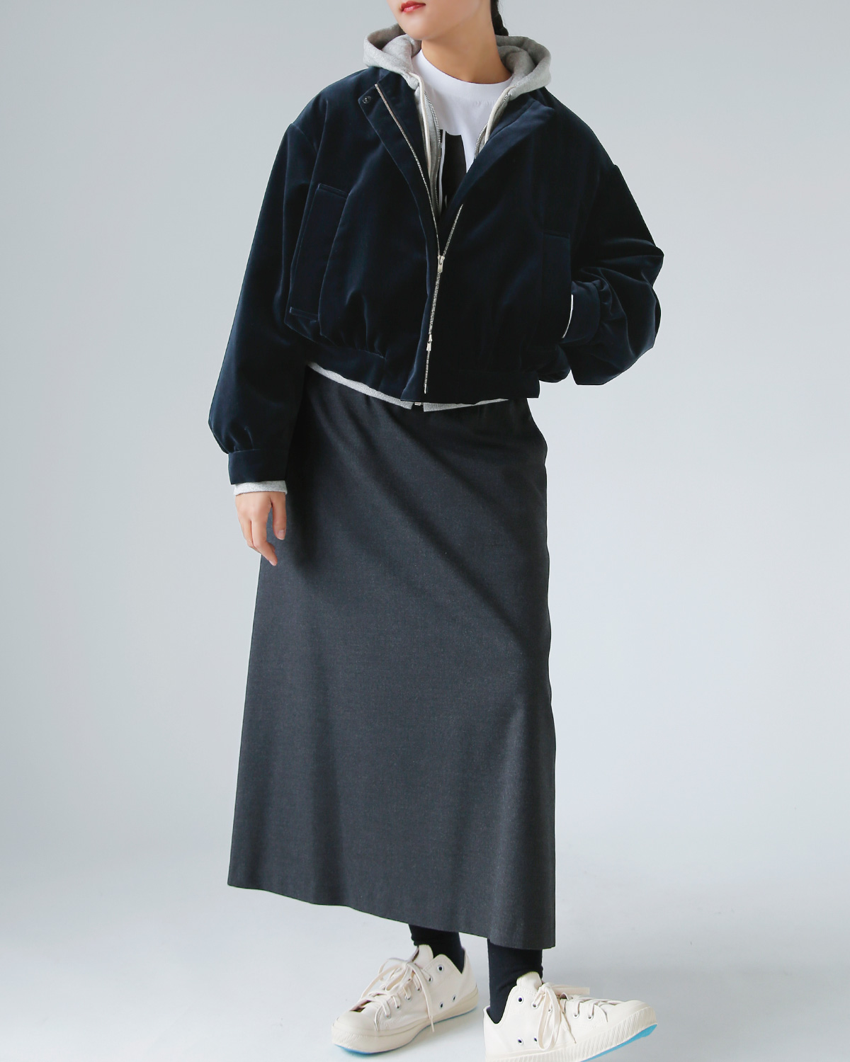 TENNE HANDCRAFTED MODERN(enhNtebh_)xxbg pfbhu] gvelvet padded blousonh 0014