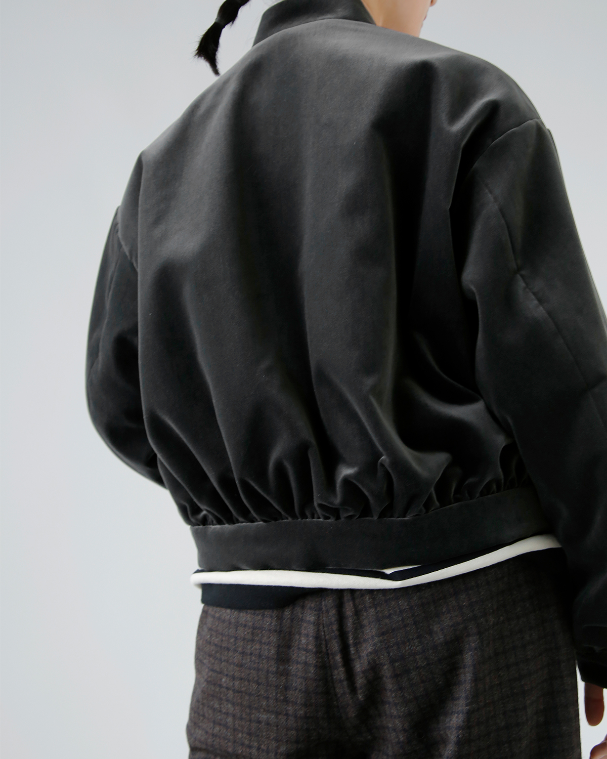 TENNE HANDCRAFTED MODERN(enhNtebh_)xxbg pfbhu] gvelvet padded blousonh 0014