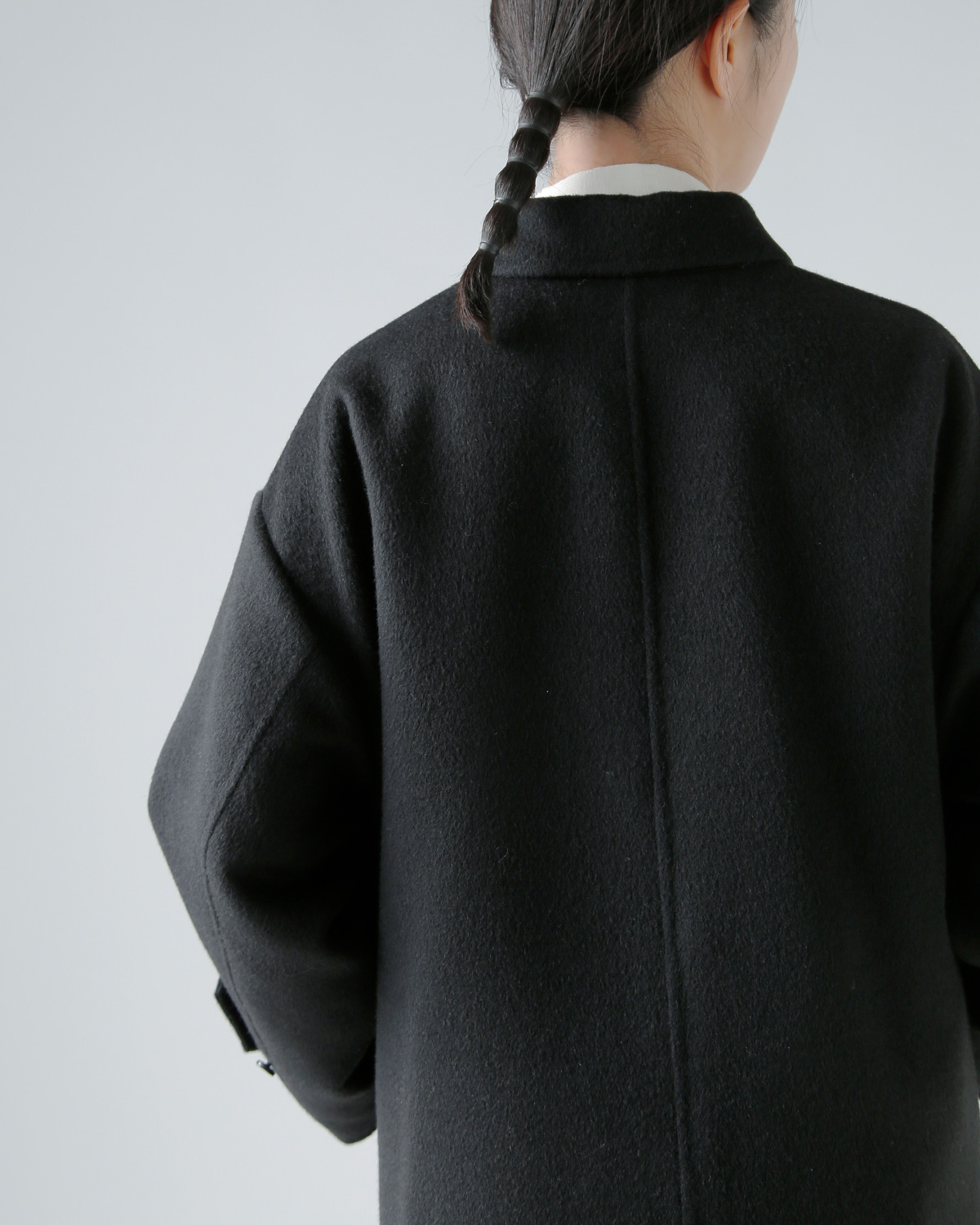 TENNE HANDCRAFTED MODERN(enhNtebh_)rbOTCY XeJ[R[g gbig size soutien collar coath 0026